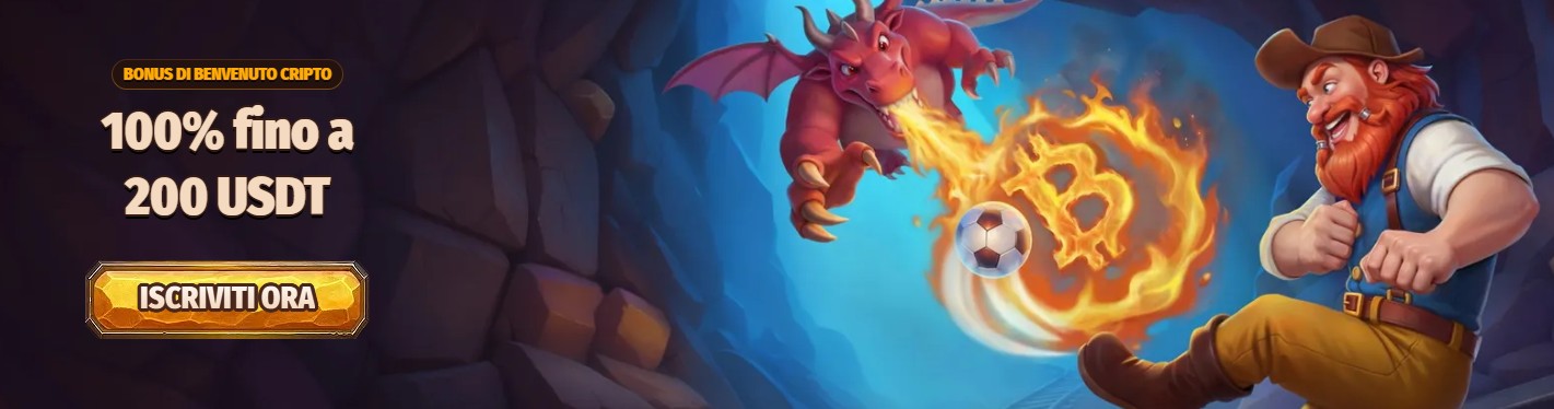 dragonia 100% fino a 200 USDT